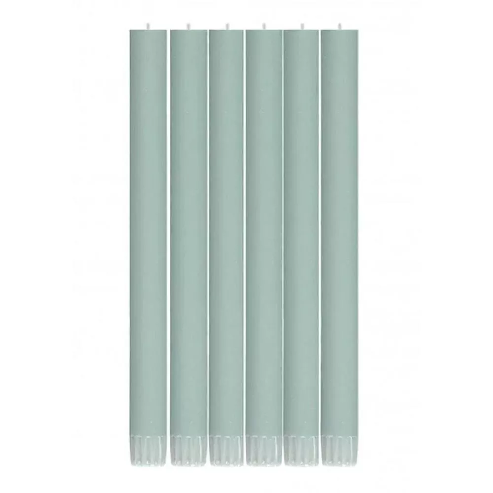 British Colour Standard Eco Dinner Candles 6 Pack